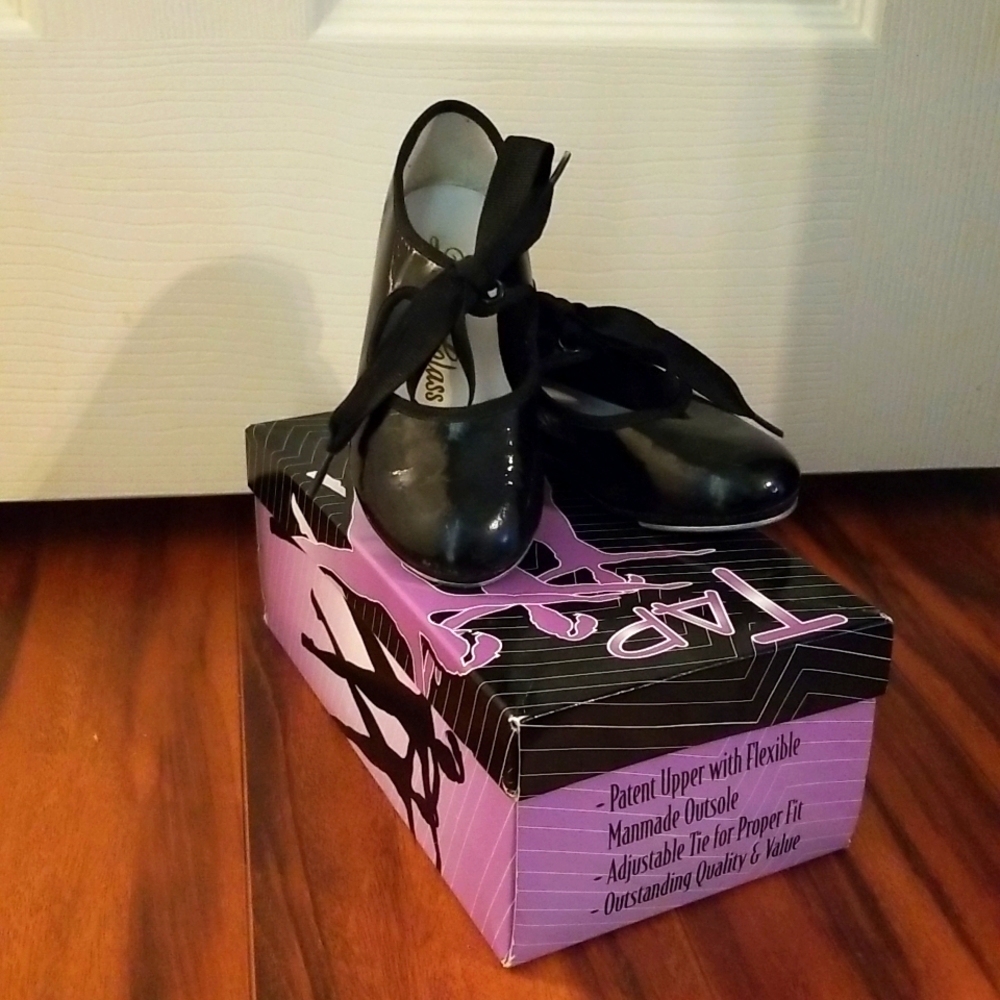Little girls tap shoes size 9